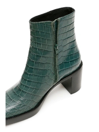 Shop By Far Ellen Boots In Green (green)