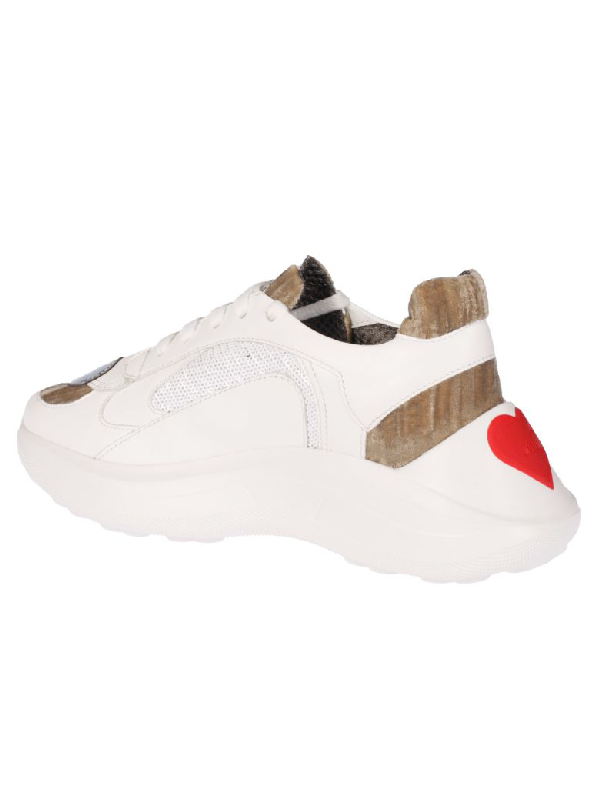 love moschino running sneaker multicolor