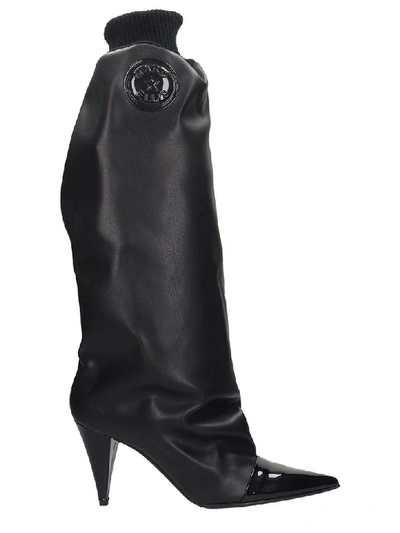 Shop Marc Ellis High Heels Boots In Black Leather