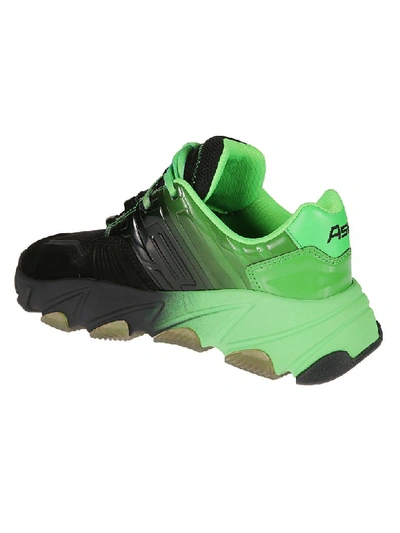 Shop Ash Extasy Sneakers In Black/degrade Green
