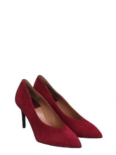 Shop Laurence Dacade Vivette Pumps In Bordeaux Suede