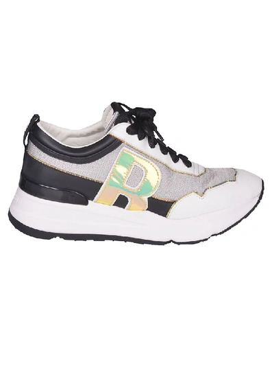 Shop Ruco Line R-evolve Sneakers In Aluminum/black