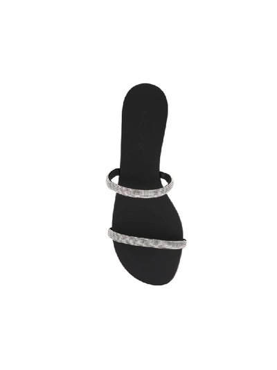 Shop Giuseppe Zanotti Croisette Crystal Sandals In Black