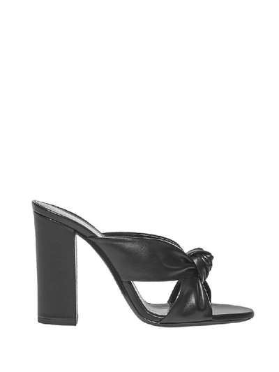 Shop Saint Laurent Loulou Sandals In Black