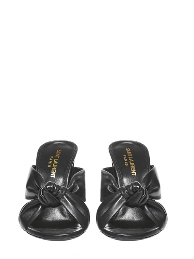 Shop Saint Laurent Loulou Sandals In Black