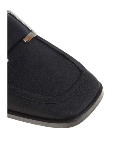 Shop Sergio Rossi Loafer Sr Prince In Black Fabric