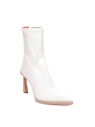 Shop Fendi Ankle Boots In White