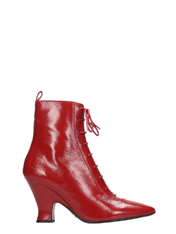 marc jacobs red boots