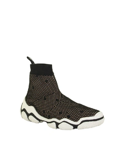 Shop Red Valentino Glam Run Sneaker Black