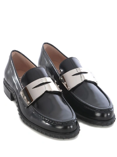 Shop Tod's Mocassini Donna Tods In Pelle In Nero