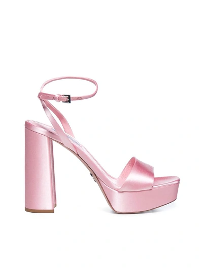 Shop Prada 115 Mm Sandals In Petalo