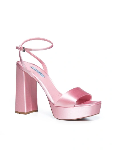 Shop Prada 115 Mm Sandals In Petalo