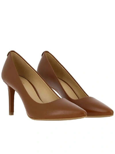 Shop Michael Michael Kors Pumps Dorothy  D&eacute;collet&eacute; In Leather