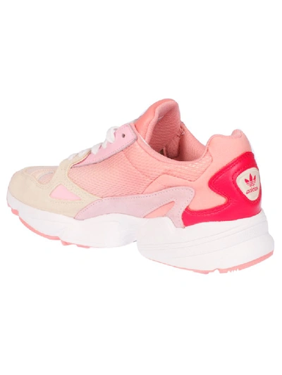 Shop Adidas Originals Falcon W Sneakers In Pink