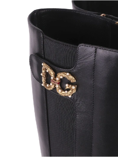 Shop Dolce & Gabbana Black Boots