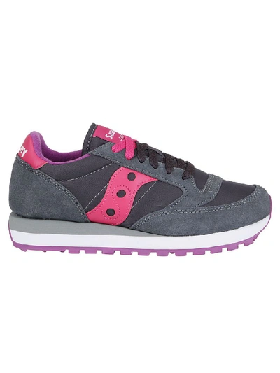 Shop Saucony Sneakers In Nero/rosa