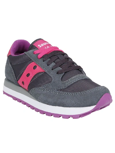 Shop Saucony Sneakers In Nero/rosa
