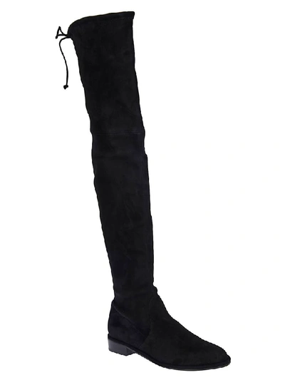 Shop Stuart Weitzman Lowland Over-the-knee Boots In Black