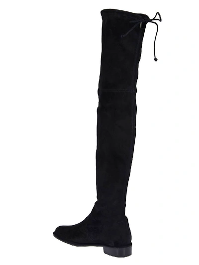 Shop Stuart Weitzman Lowland Over-the-knee Boots In Black