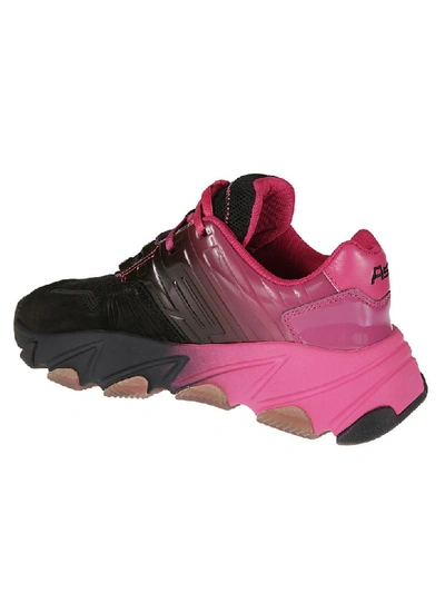 Shop Ash Extasy Sneakers In Black/degrade Fuxia