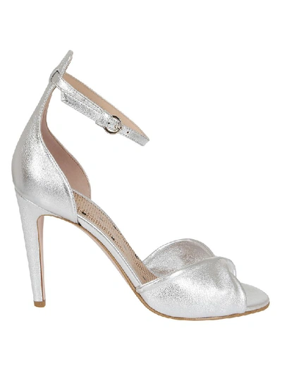 Shop Red Valentino Sandals In Silver