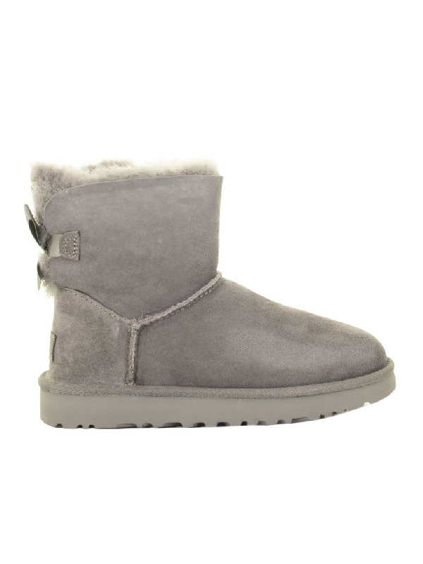 ugg bailey bow boots grey