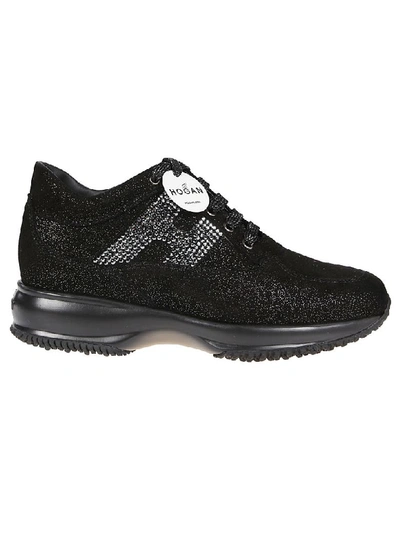 Shop Hogan Interactive Sneaker In Nero