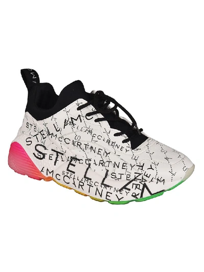 Shop Stella Mccartney Eclypse Laced Sneakers In Wht-bk