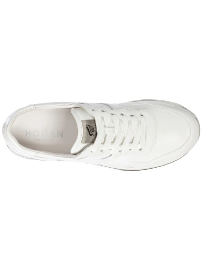 Shop Hogan Midi Platform Sneakers In Bianco