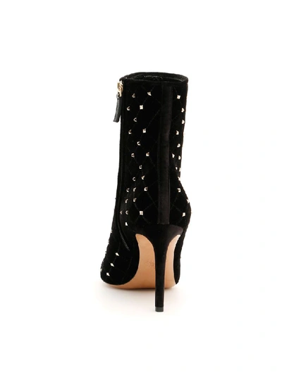 Shop Valentino Rockstud Spike Boots In Nero (black)