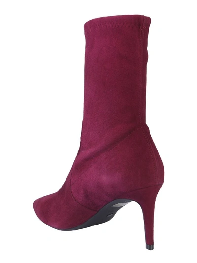 Shop Stuart Weitzman Wren Boot In Bordeaux