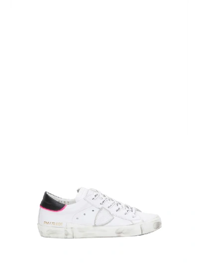 Shop Philippe Model Paris X Sneakers In Bianco