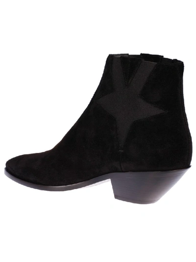 Shop Saint Laurent West 45 Chelsea Boots In Black