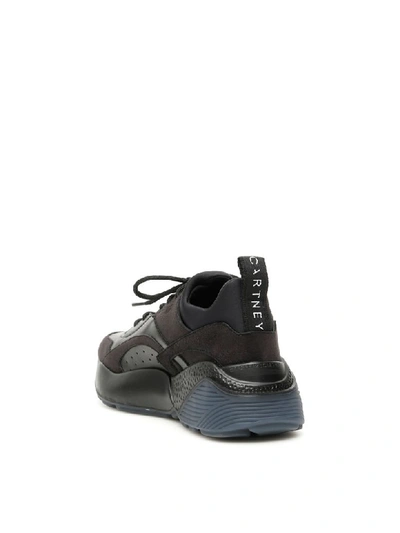 Shop Stella Mccartney Eclypse Sneakers In Blk Blk Blk (black)