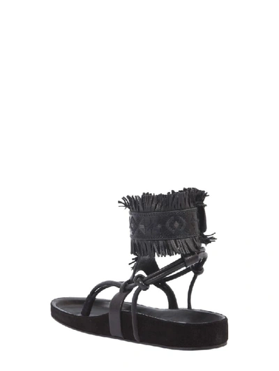 Shop Isabel Marant Eliby Sandals In Nero