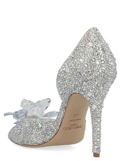 Shop Jimmy Choo Cinderella Shoes In Silver