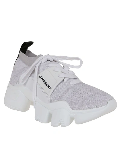 Shop Givenchy Jaw Knitted Sneakers In White