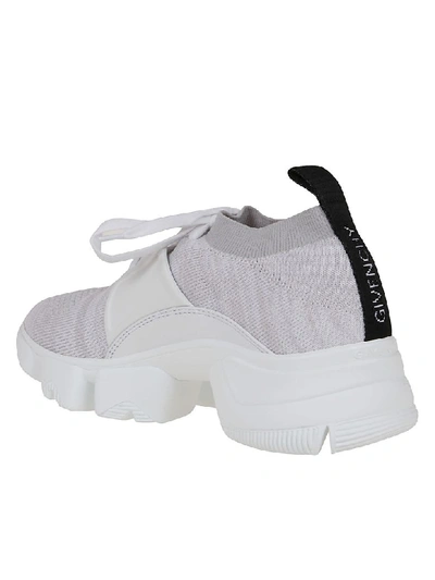 Shop Givenchy Jaw Knitted Sneakers In White