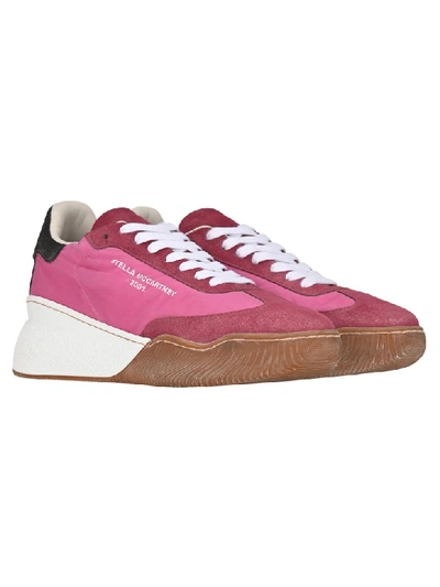 Shop Stella Mccartney Loop Sneakers In Peonie Pink