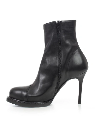 Shop Ann Demeulemeester Ankle Boots High Heel In Black