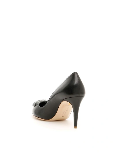 Shop Rupert Sanderson Nappa Pumps In Black (black)