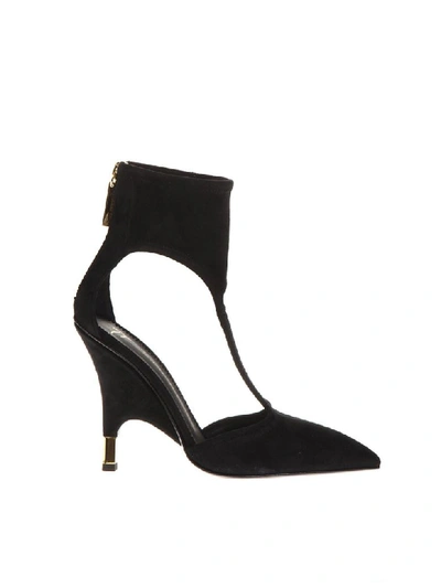 Shop Giuseppe Zanotti Keira Black Suede Ankle Boots