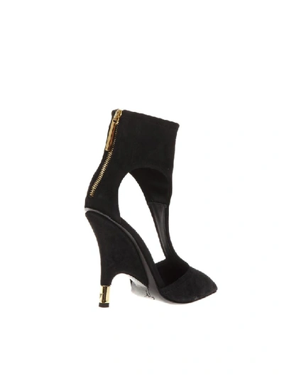 Shop Giuseppe Zanotti Keira Black Suede Ankle Boots