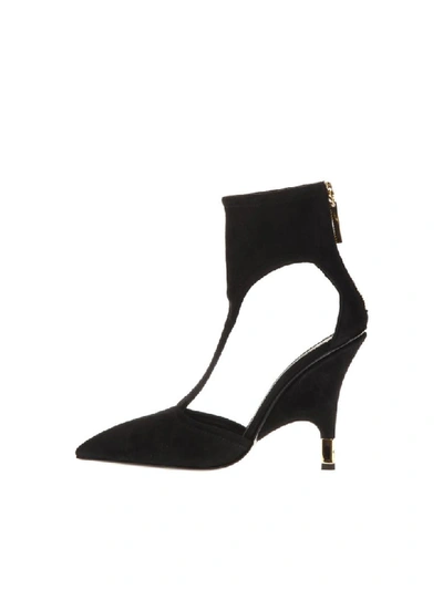 Shop Giuseppe Zanotti Keira Black Suede Ankle Boots