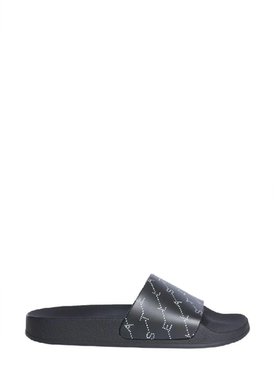 Shop Stella Mccartney Slide Sandal In Nero