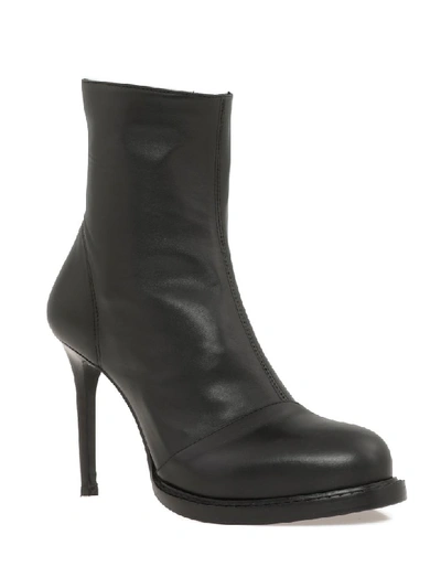 Shop Ann Demeulemeester Ankle Boot In Black