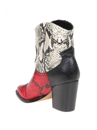 Shop Schutz Texano Boot In Leather Color In Red