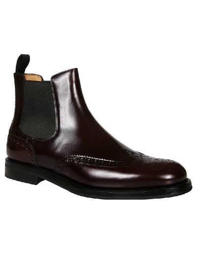 Shop Church's Ketsby Ankle Boots In Burgundy