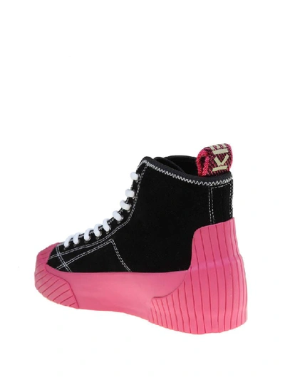 Shop Kenzo Sneakers High-top Volkano Trainers In Rose
