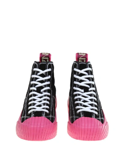 Shop Kenzo Sneakers High-top Volkano Trainers In Rose